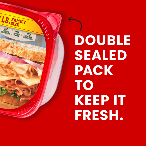 Hillshire Farm Ultra Thin Sliced Deli Lunch Meat, Oven Roasted Turkey Breast and Honey Ham, 16 oz  DestGlow