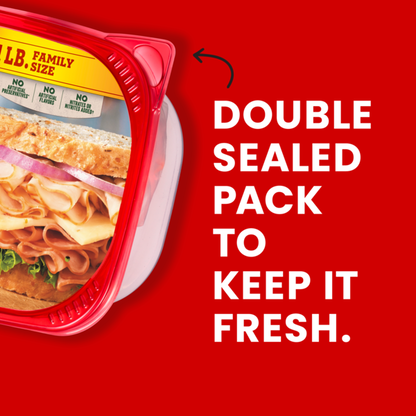 Hillshire Farm Ultra Thin Sliced Deli Lunch Meat, Oven Roasted Turkey Breast and Honey Ham, 16 oz  DestGlow