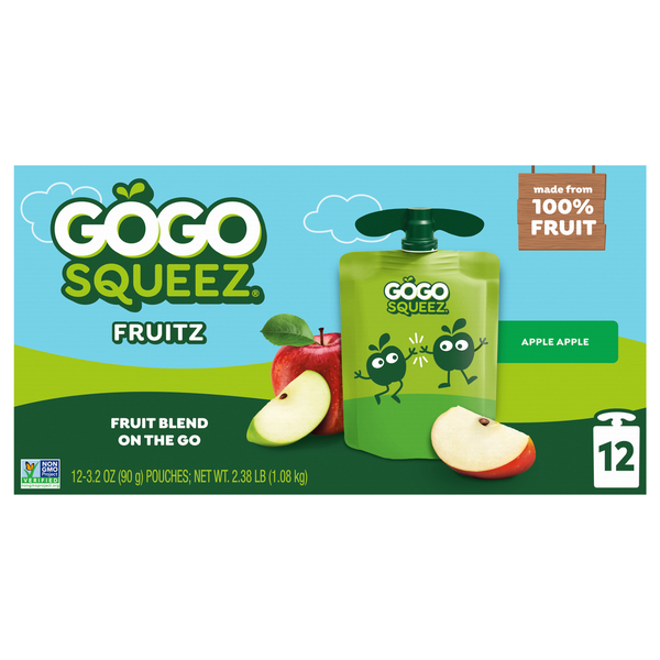 GoGo Squeez Apple Applesauce and Fruit Puree  DestGlow