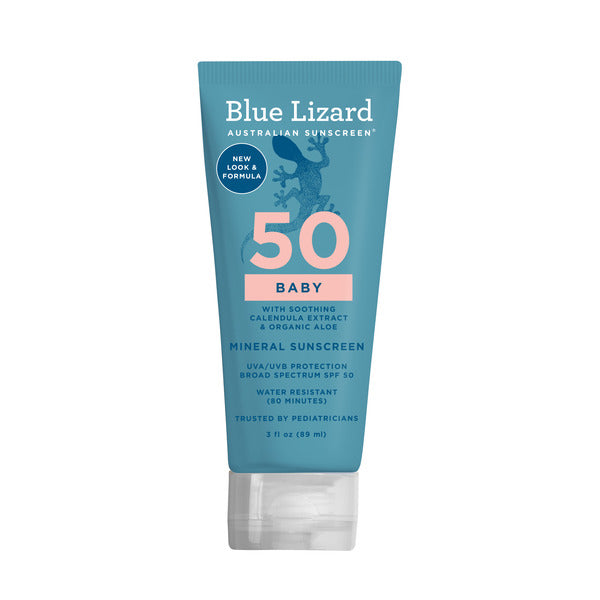 Blue Lizard Australian Sunscreen Baby SPF 50 Mineral Sunscreen Lotion  DestGlow