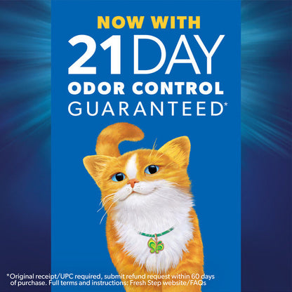 Fresh Step Clean Paws Clumping Low-Tracking Cat Litter, Gain Scent