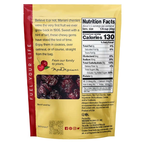 Mariani Dried Cherries  DestGlow