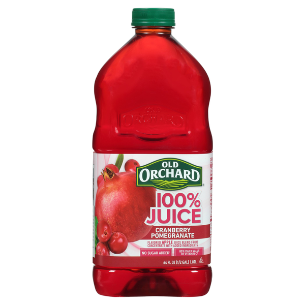 Old Orchard 100% Juice, Cranberry Pomegranate  DestGlow
