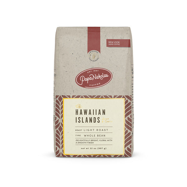 PapaNicholas Coffee Hawaiian Islands Blend, Ground Medium Roast Coffee  DestGlow