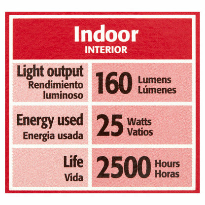 SYLVANIA Soft White 25 Watt Indo