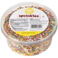 Wilton Rainbow Jimmies Tub, 10.5 oz.️  DestGlow