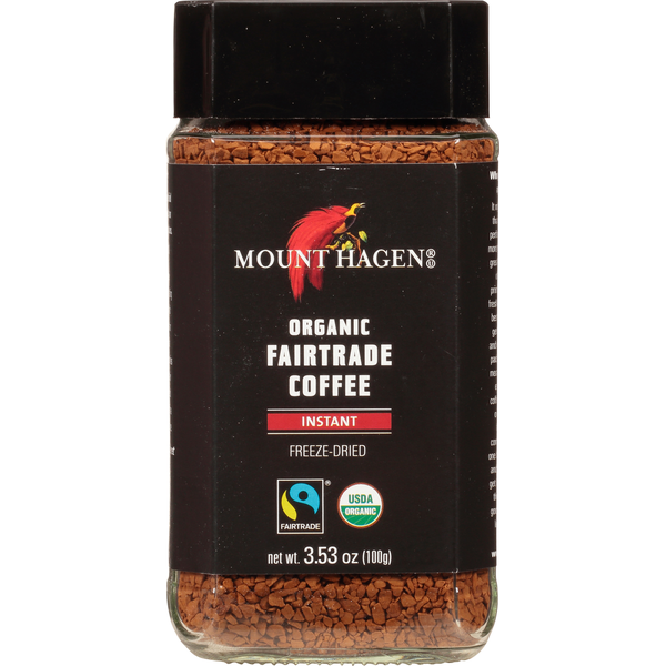 Mount Hagen Coffee, Organic, Fairtrade, Instant, Freeze-Dried  DestGlow