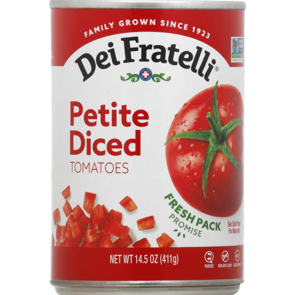 Dei Fratelli Tomatoes, Petite Diced  DestGlow