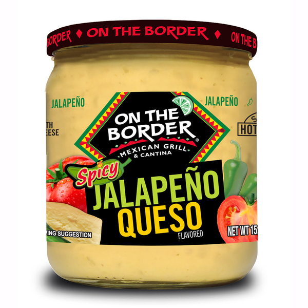 On The Border Spicy Jalapeño Queso Salsa  DestGlow