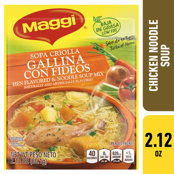 Maggi Hen Flavored &amp; Noodle Soup Mix  DestGlow