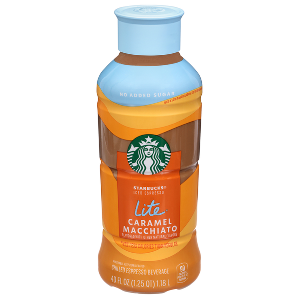 Starbucks Lite Caramel Macchiato Iced Espresso  DestGlow