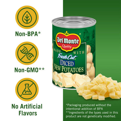 Del Monte FRESH CUT Diced Canned Potatoes, Canned Vegetables
