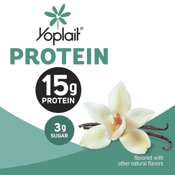Yoplait Protein Vanilla Yogurt Cultured Dairy Snack Cup