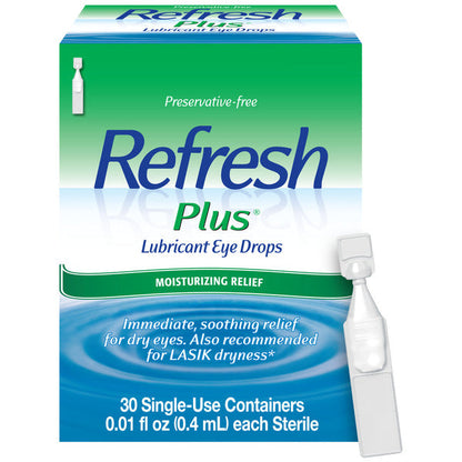 Refresh Plus Lubricant\nEye Drops Preservative-Free Artificial Tears