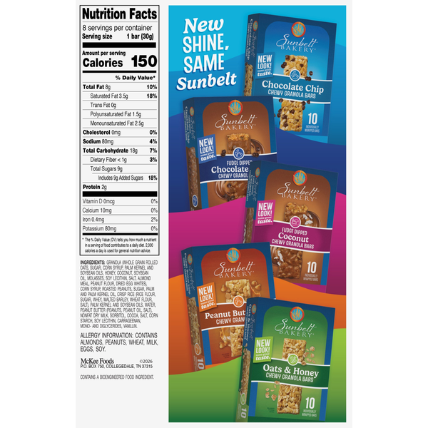 Sunbelt Bakery Chewy Sweet &amp; Salty Peanut Granola Bars