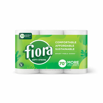 Fiora Soft, Strong Toilet Paper, Double Roll
