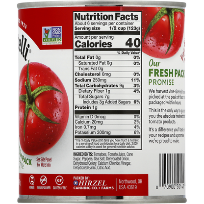 Dei Fratelli Tomatoes, Stewed