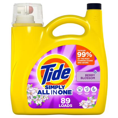 Tide Simply All In One Berry Blossom Laundry Detergent