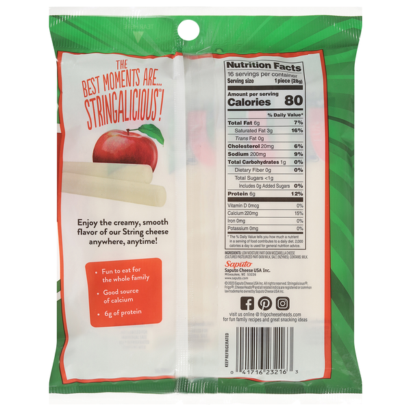 Frigo Cheese Heads Original String Cheese  DestGlow