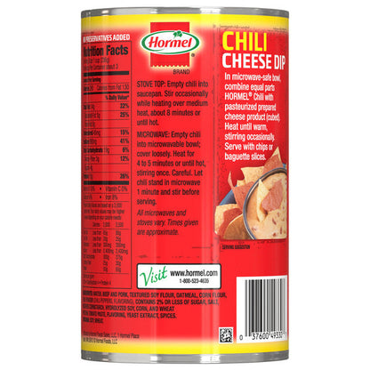 Hormel Chili No Beans, 25 OZ