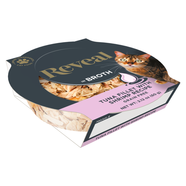 Reveal Natural Wet Cat Food, Tuna with Shrimp in Broth  DestGlow