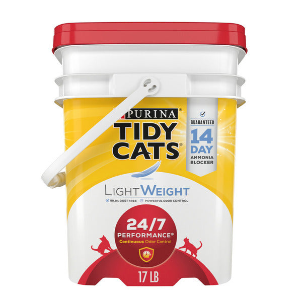Purina Tidy Cats Light Weight, Low Dust, Clumping Cat Litter 24/7 Performance Multi Cat Litter  DestGlow