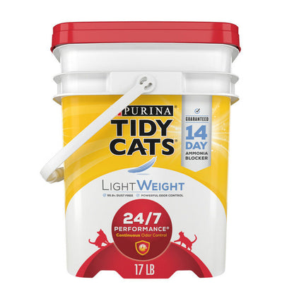 Purina Tidy Cats Light Weight, Low Dust, Clumping Cat Litter 24/7 Performance Multi Cat Litter