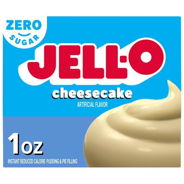 Jell-O Zero Sugar Cheesecake Flavor Instant Pudding &amp; Pie Filling