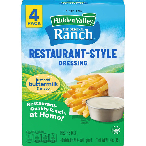 Hidden Valley Buttermilk Ranch Salad Dressing and Seasoning Mix