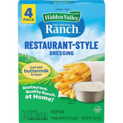 Hidden Valley Buttermilk Ranch Salad Dressing and Seasoning Mix