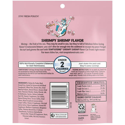 TEMPTATIONS Classic Crunchy and Soft Cat Treats Shrimp Flavor