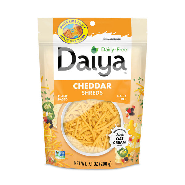 Daiya Dairy Free Cheddar Cheese Shreds  DestGlow