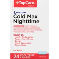 TopCare Cold Max, Nighttime, Caplets️  DestGlow