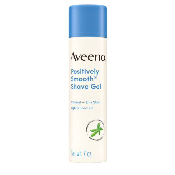 Aveeno Positively Smooth Shave Gel, Vitamin E, Aloe, 7 oz  DestGlow