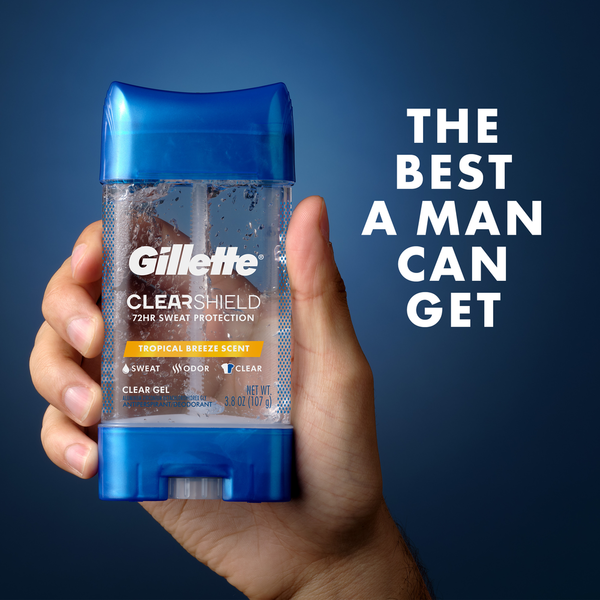 Gillette Clear Gel Tropical Breeze Scent