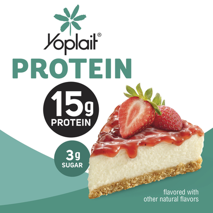 Yoplait Protein Strawberry Cheesecake Yogurt Cultured Dairy Snack Cup