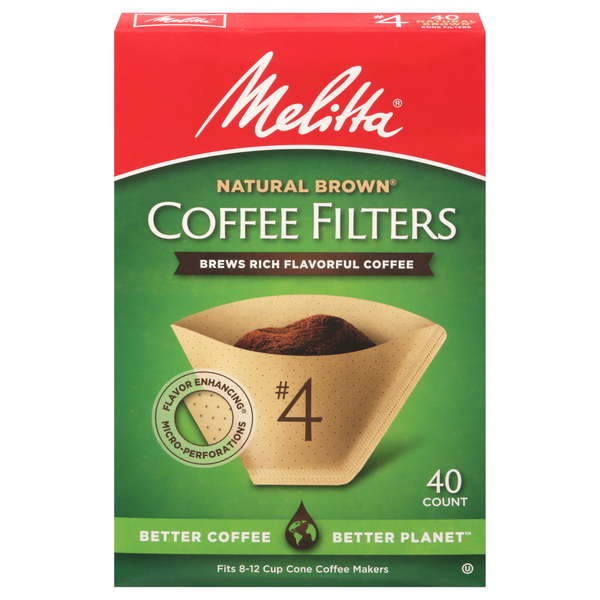 Melitta Super Premium Natural Brown Cone Coffee Filters  DestGlow