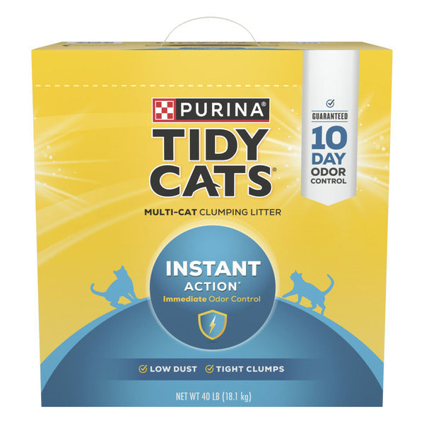 Purina Tidy Cats Clumping Cat Litter, Instant Action Multi Cat Litter  DestGlow
