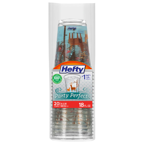 Hefty 18 fl oz Cups  DestGlow