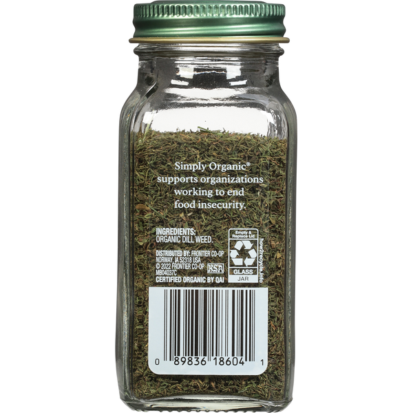 Simply Organic Dill Weed  DestGlow