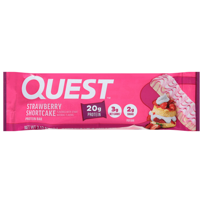 Quest Protein Bar, Strawberry Shortcake  DestGlow
