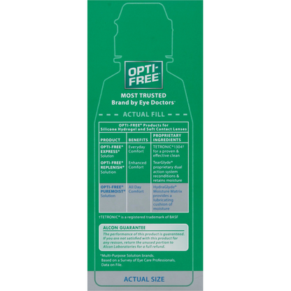 OPTI-FREE Disinfecting Solution, Multi-Purpose, with HydraGlyde, Sterile