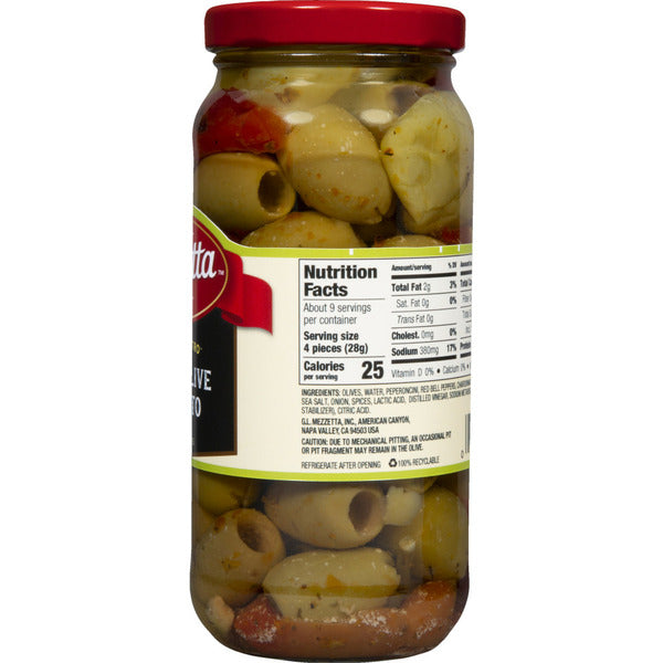 Mezzetta Napa Valley Bistro™ Italian Olive Antipasto With Chardonnay &amp; Herbs