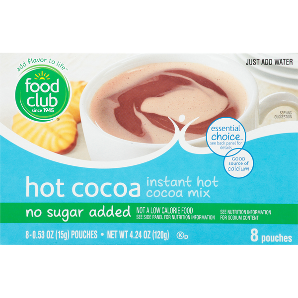 Food Club Hot Cocoa Mix, Instant  DestGlow