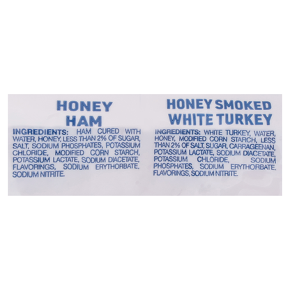 Land O’Frost Sub Sandwich Kit, Honey Ham &amp; Turkey, Vacuum Packed