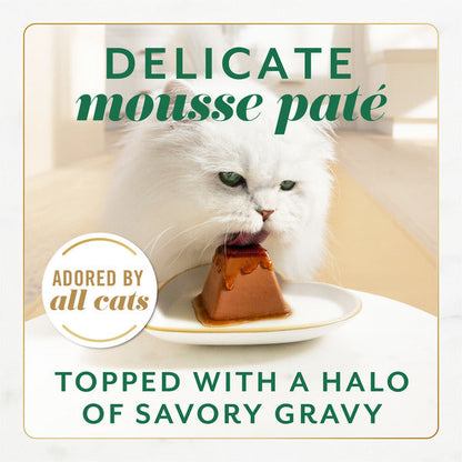 Fancy Feast Gems Pate Cat Food Mousse With Chicken and a Halo of Savory Gravy Cat Food