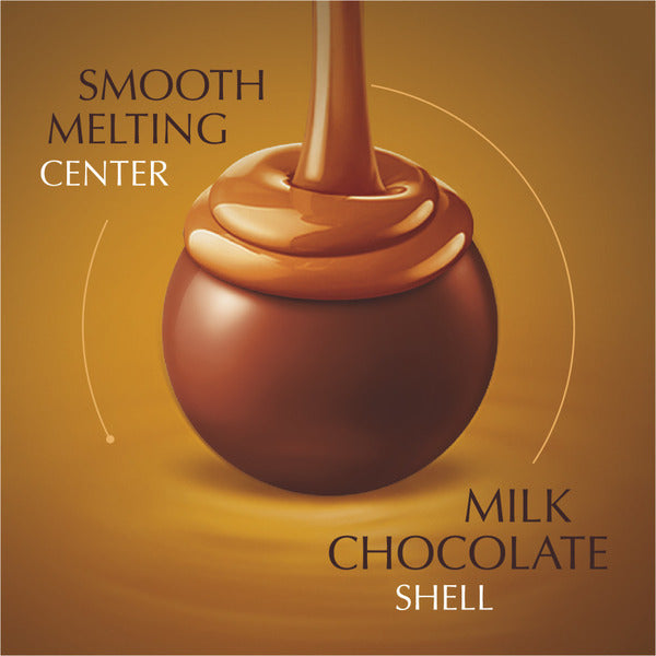 Lindt Lindor Caramel Milk Chocolate Candy Truffles  DestGlow
