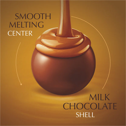 Lindt Lindor Caramel Milk Chocolate Candy Truffles