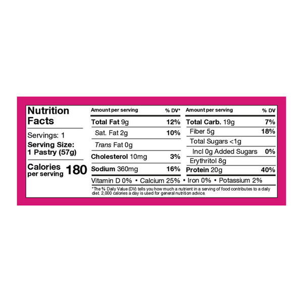 Legendary Foods Protein Pastry, Cherry Crumble Flavored  DestGlow
