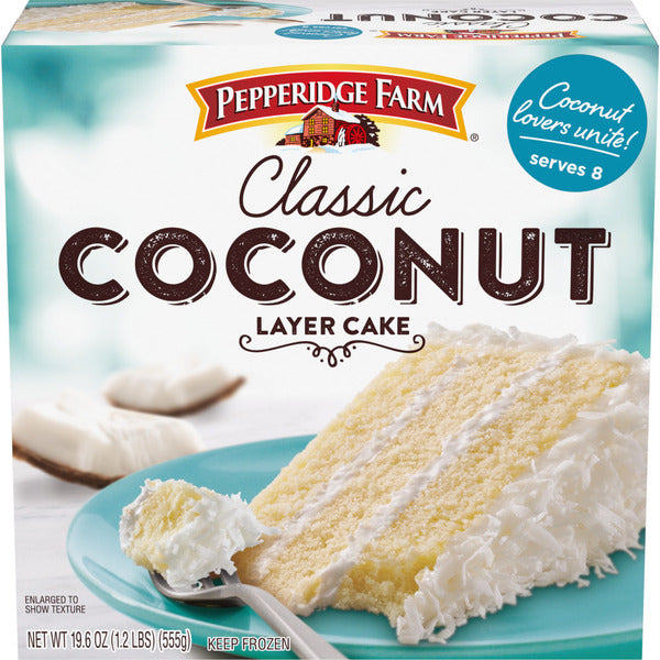 Pepperidge Farm Frozen Coconut Layer Cake  DestGlow